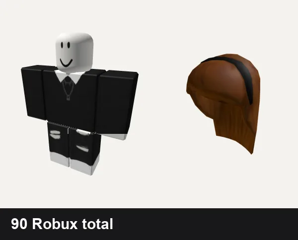 Aesthetic Roblox outfits under 100 Robux: y2k Black Aesthetic, y2k black jeans ripped aesthetic vintage preppy, Cinnamon Hair