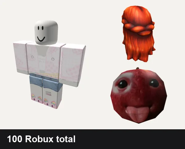 Cute Roblox outfits under 100 Robux: pink cute doll kawaii, ༺ Cute ♡ Cutecore ♡ Core ༻, Belle Of Belfast Long Red Hair, Silly Cute Niche Apple AI Fruit Head Mask