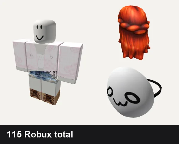 Cute outfit under 200 Robux: pink cute doll kawaii, ❀ Cute Weekend Girls Mall Outfit ❀, Belle Of Belfast Long Red Hair, Emotimask : Cute