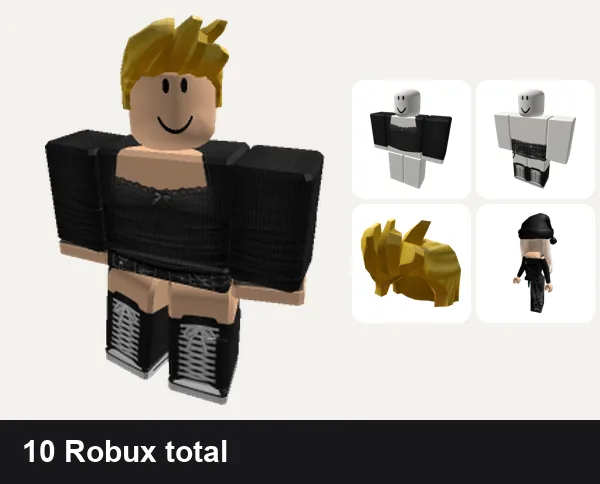 Emo outfit under 50 Robux: Emo, [ORIG] skirt + convers boots envy y2k vamp emo, Blonde Spiked Hair, [Free] Emo Girl Avatar Bundle Shoulder